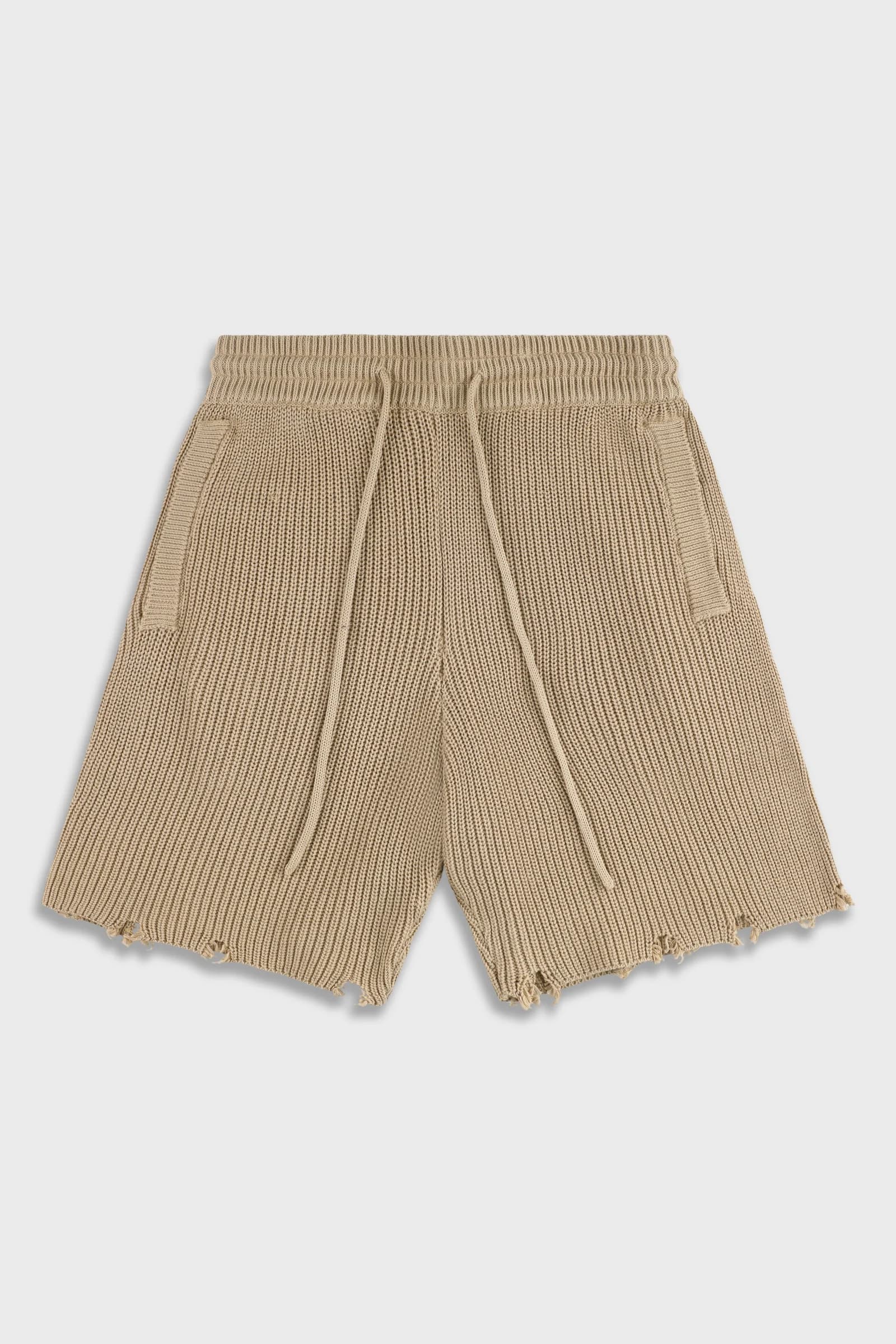 מכנסיים קצרים 820 Knit בצבע בז׳